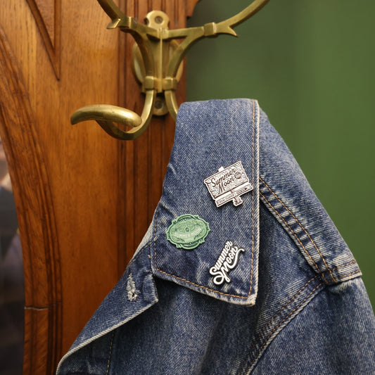 Camp Sign Enamel Pin