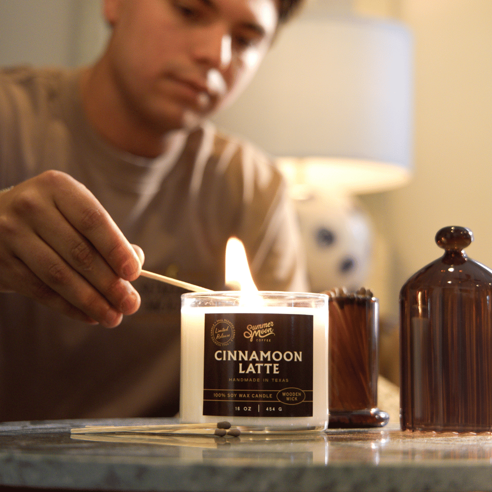 Cinnamoon Latte Candle