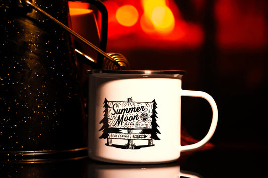 Camp Sign Enamel Mug