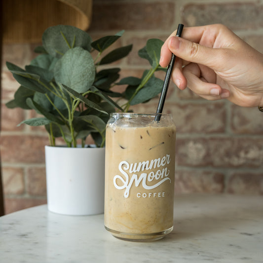 Summer Moon Coffee Glass Can