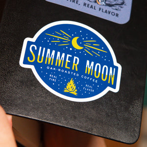 Real Fire Real Flavor Sticker - Blue
