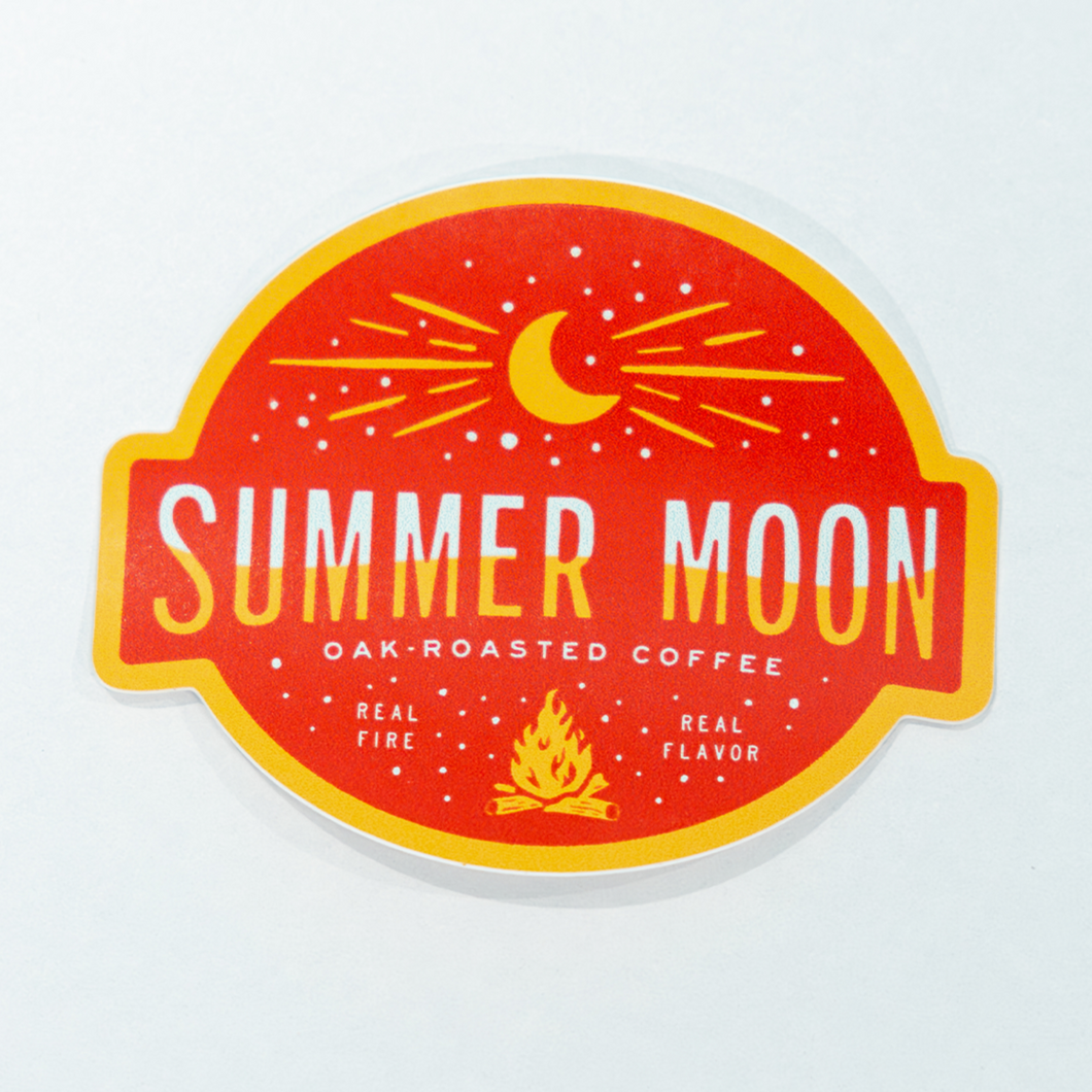 Real Fire Real Flavor Sticker - Red