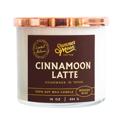 Cinnamoon Latte Candle