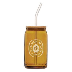 Summer Moon Amber Glass Can