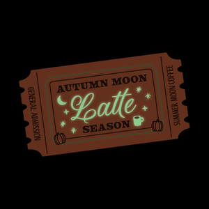 Autumn Moon Ticket Sticker