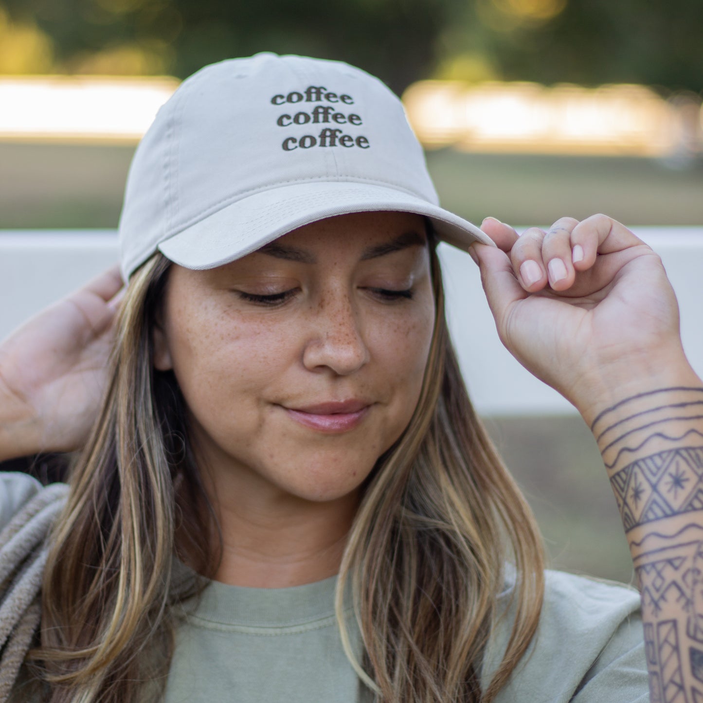 Coffee Coffee Coffee Dad Hat