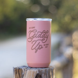 Rodeo Pink Giddy Up Tumbler