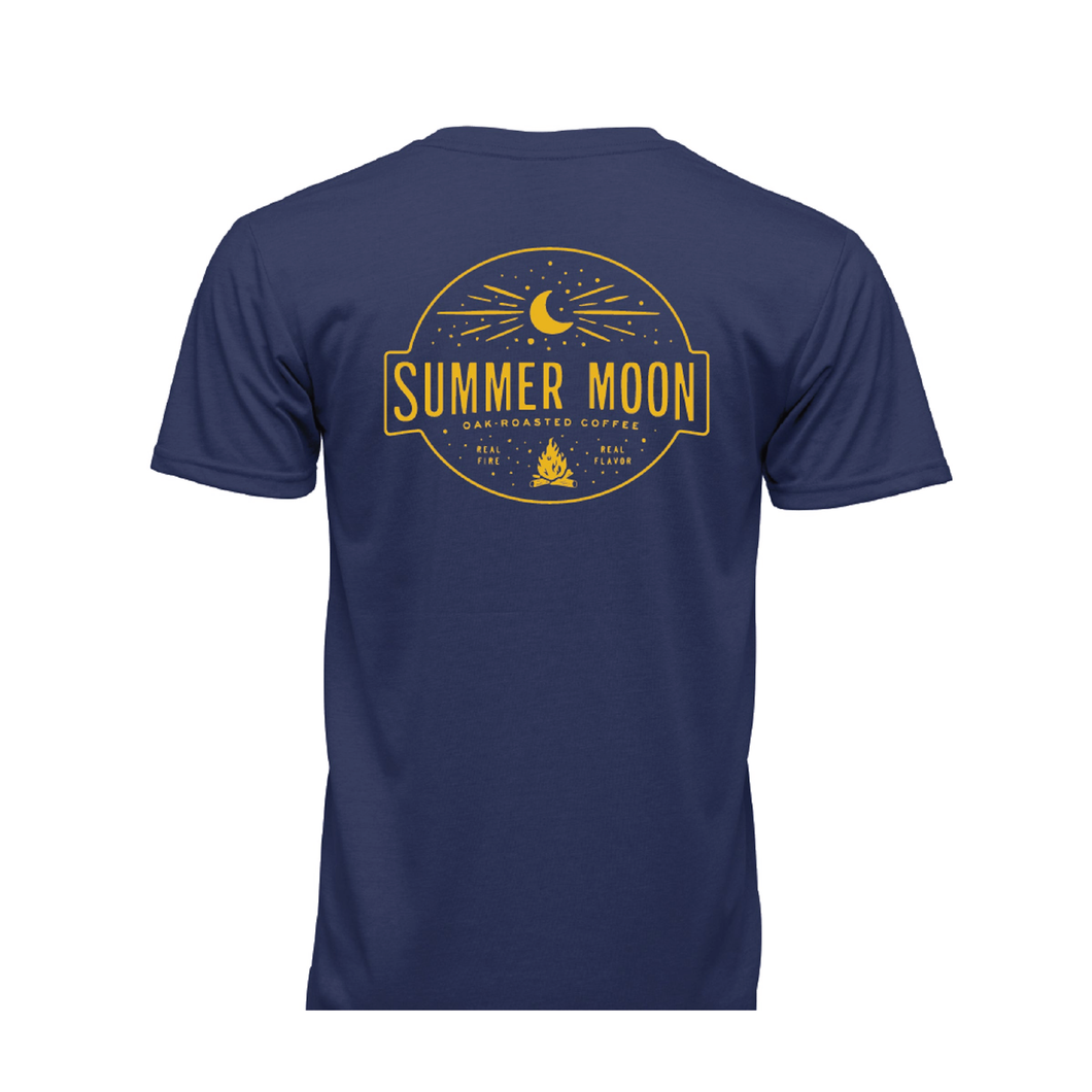 Real Fire, Real Flavor Tee Cobalt