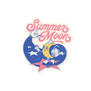 Cartoon Moon Milk Sticker