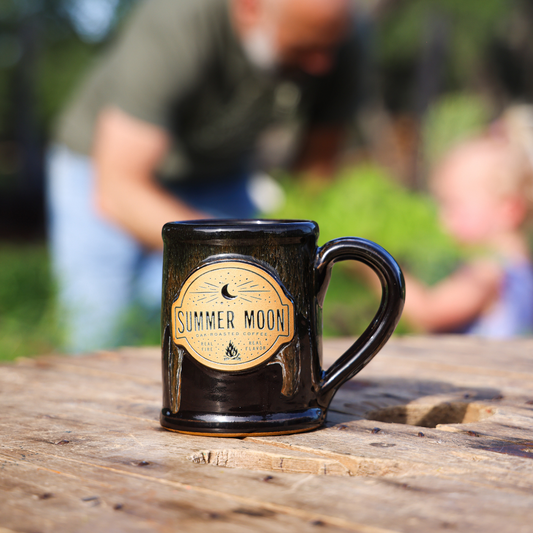 Real Fire Rancher Mug Black with Cinnamon