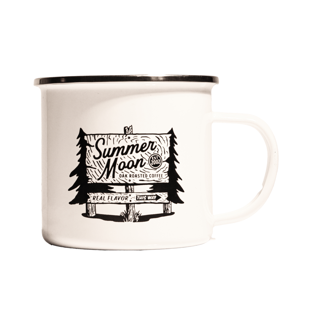 Camp Sign Enamel Mug