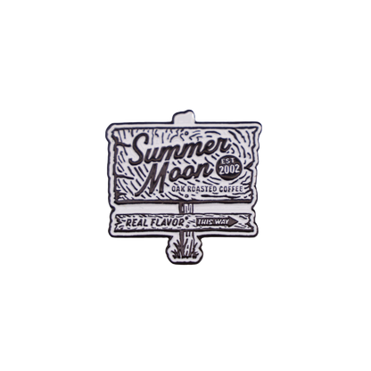 Camp Sign Enamel Pin