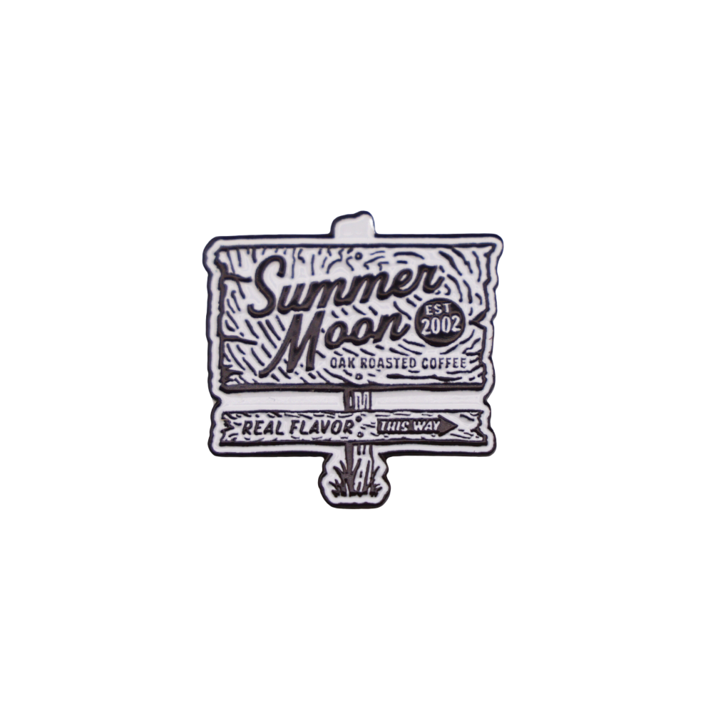 Camp Sign Enamel Pin