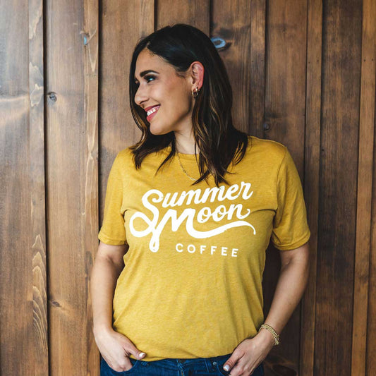 Mustard Script Tee