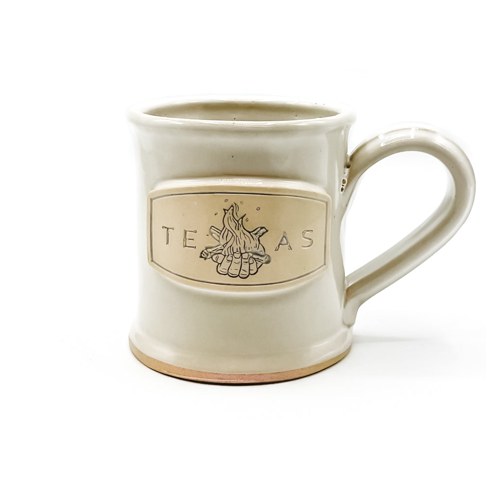 White 'Texas' Slimline Mug