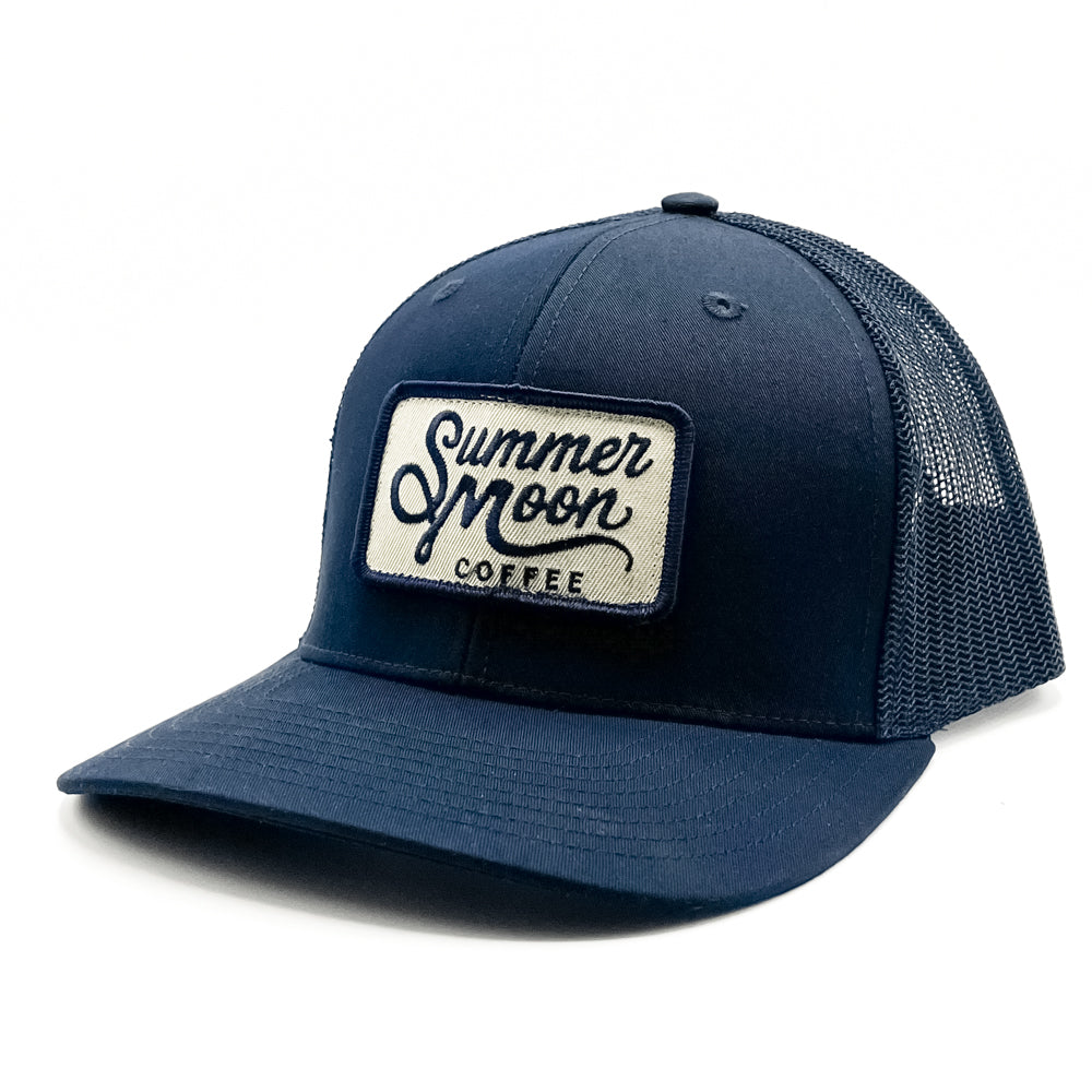 Navy & Beige Trucker Hat