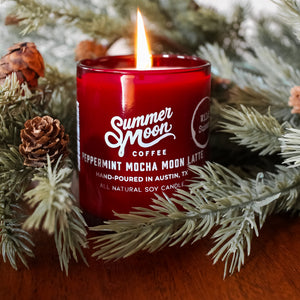 Peppermint Mocha Moon Latte Candle