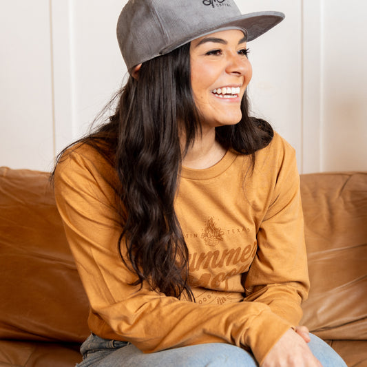 Cider Orange Long Sleeve City Tee